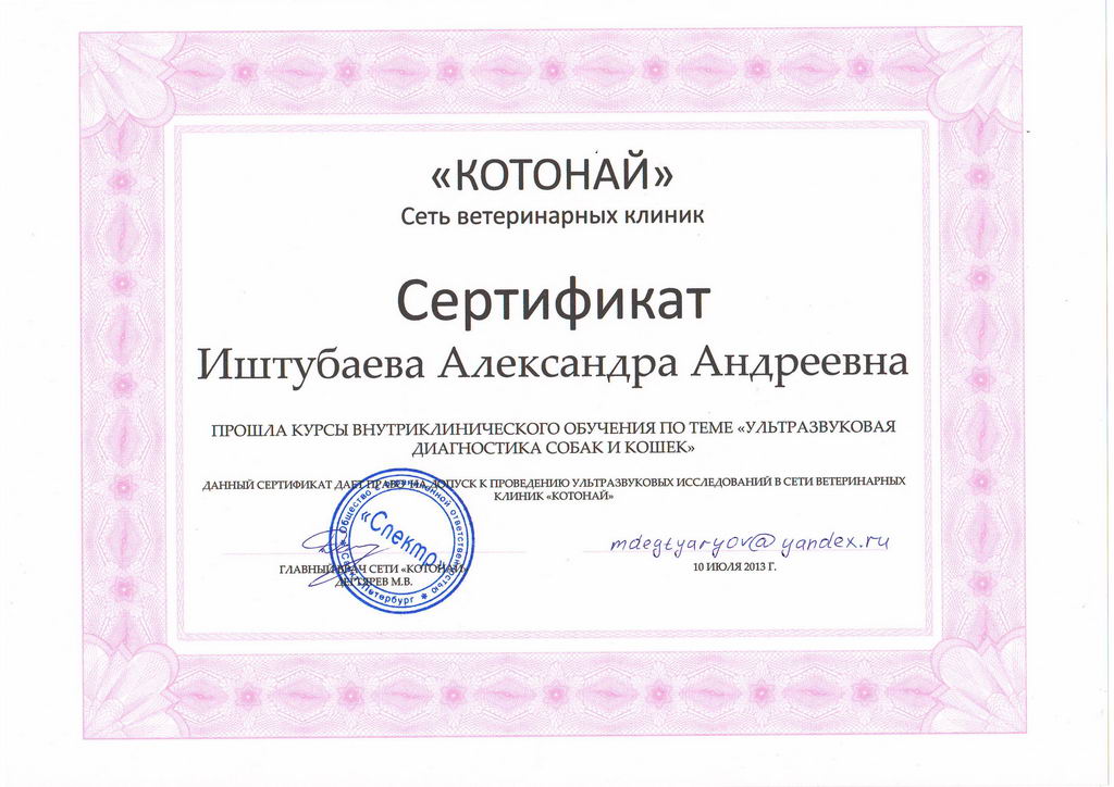 Иштубаева Александра Андреевна Иштубаева Александра Андреевна